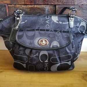 Black Signature Coach Bag